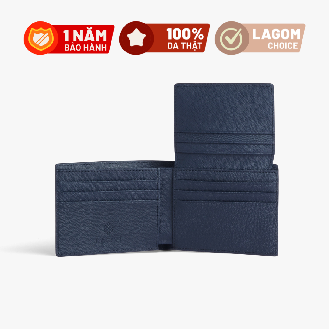 Ví nam LAGOM Da thật - Plus wallet