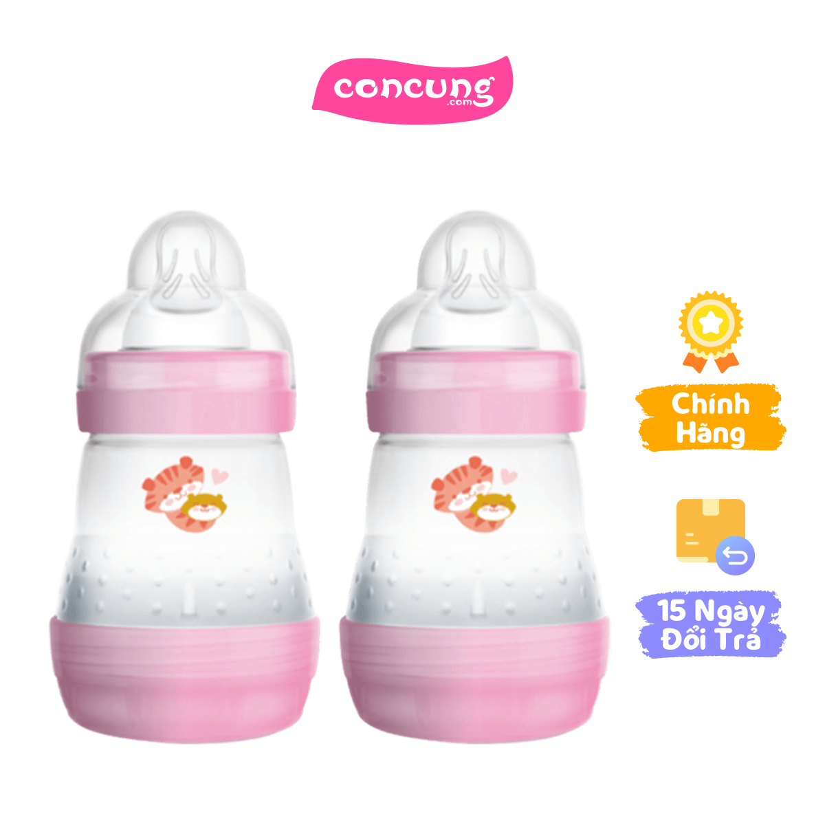 Combo 2 Bình sữa Mam Easy Start Anticolic 160ml