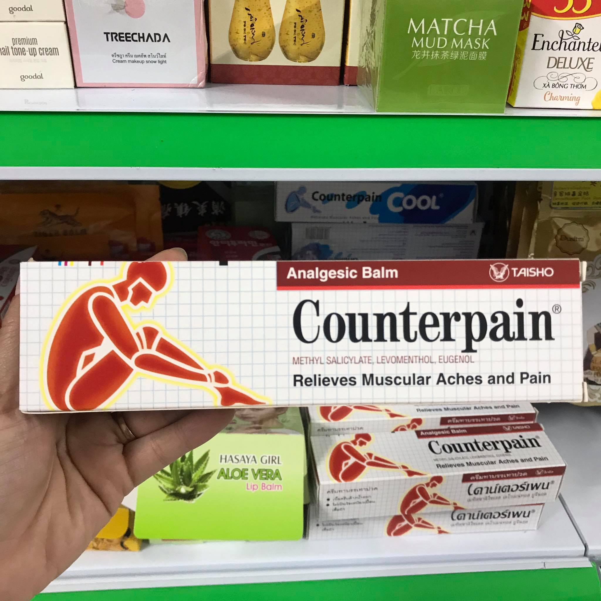 [HCM]Cao xoa bóp Counterpain Thái Lan 120gr (xoa bóp nóng)
