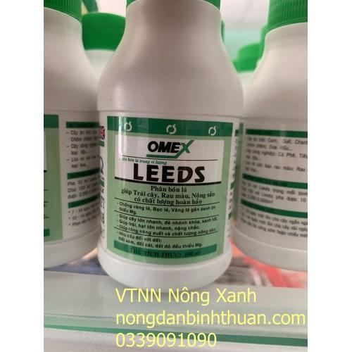 Phân bón lá Omex Leeds Chống vàng lá và bạc lá, trị vàng đầu trụ thanh long