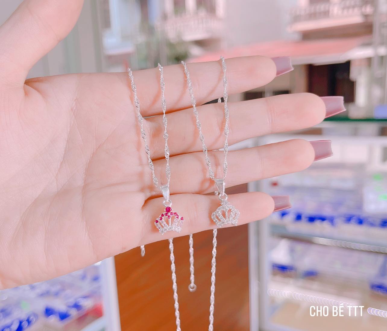 Dây chuyền trẻ em chất liệu bạc ta mặt Mèo MS105