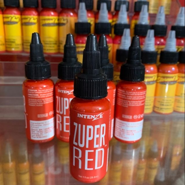 Mực xăm Intenze Zuper Red 30ml