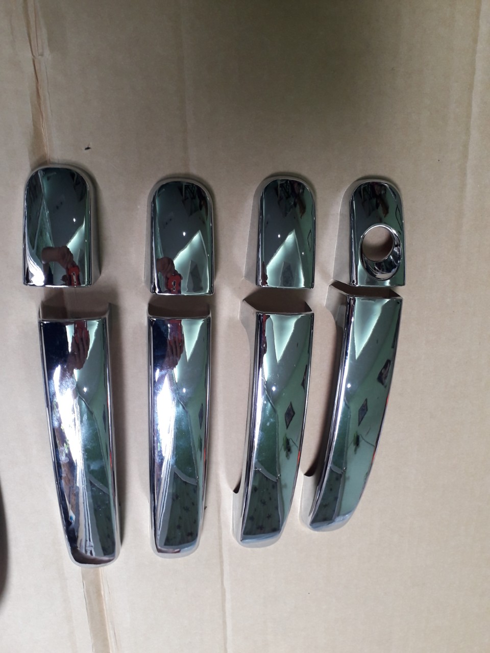 Bộ 4 ốp tay cửa mạ crom xe ford ranger 2015 - 2021 ̣̣
