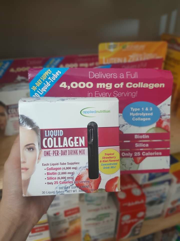 ( DATE 2023) Collagen ống LIQUID --NHẬP MỸ -HỘP 30 ỐNG