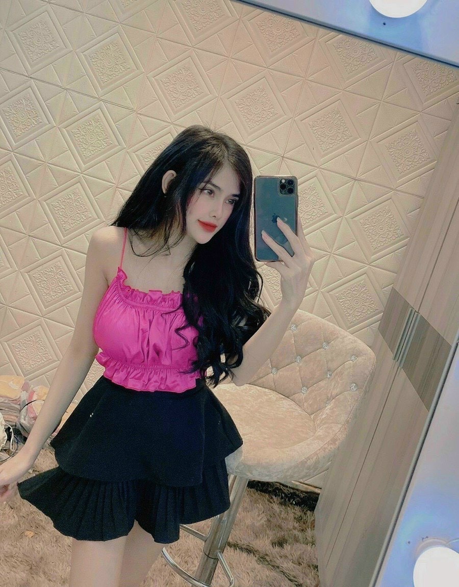 Áo 2 Dây Hở Lưng Cột Dây Bún Kèm Mod Ngực U21