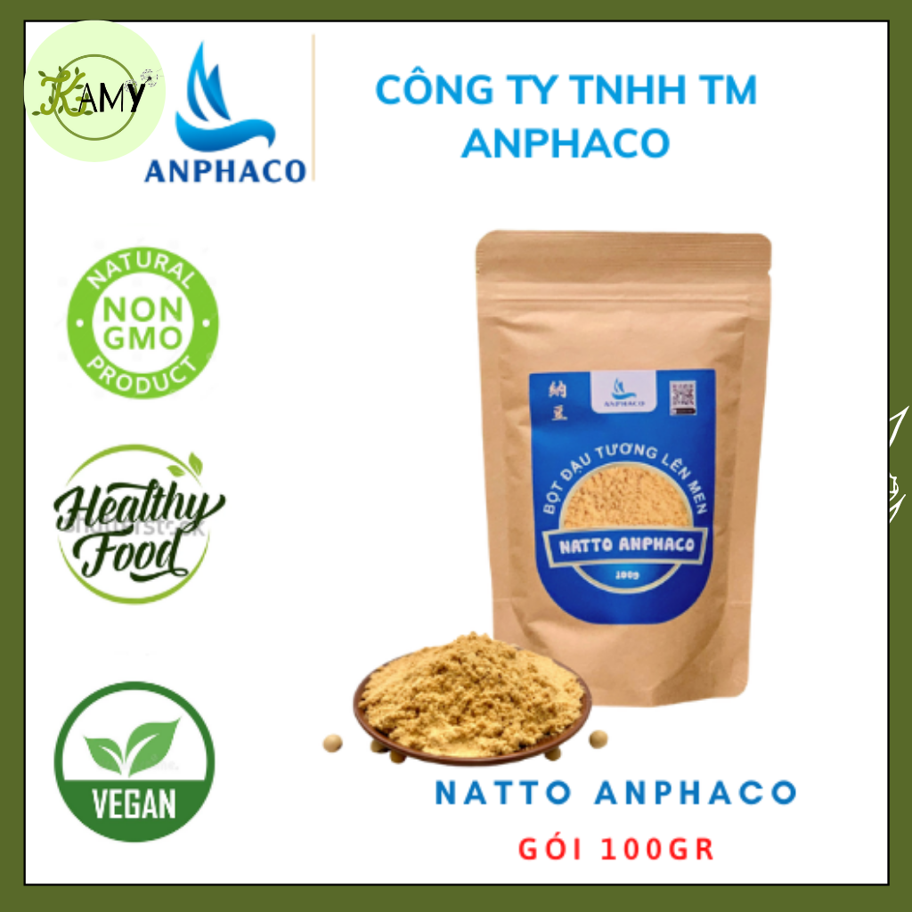 Natto Anphaco - Đậu tương lên men Nhật Bản