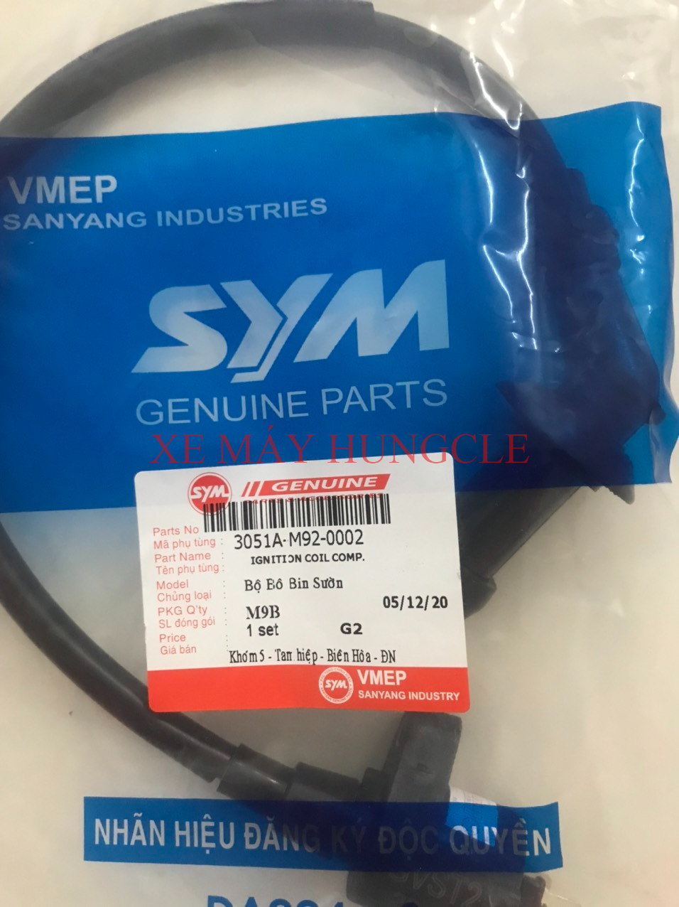 Mô bin sườn M92 xe Attila (chế thường) chính hãng SYM [HUNGCLE]
