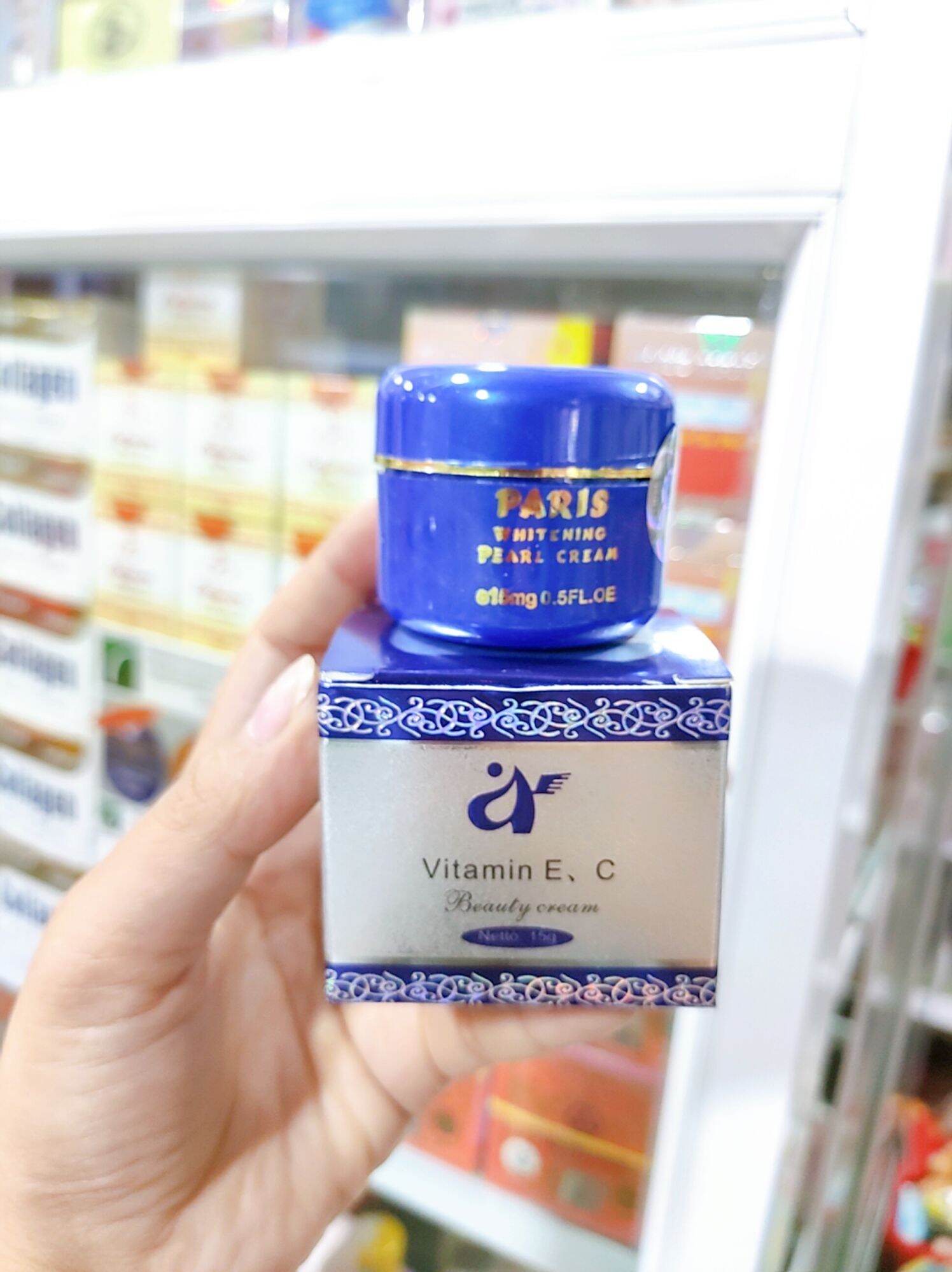 Kem dưỡng trắng da Vitamin E, C MANNE MEI