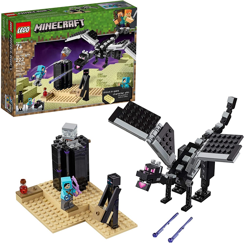 [HCM]LEGO Minecraft 21151 ĐẠI CHIẾN RỒNG ENDER