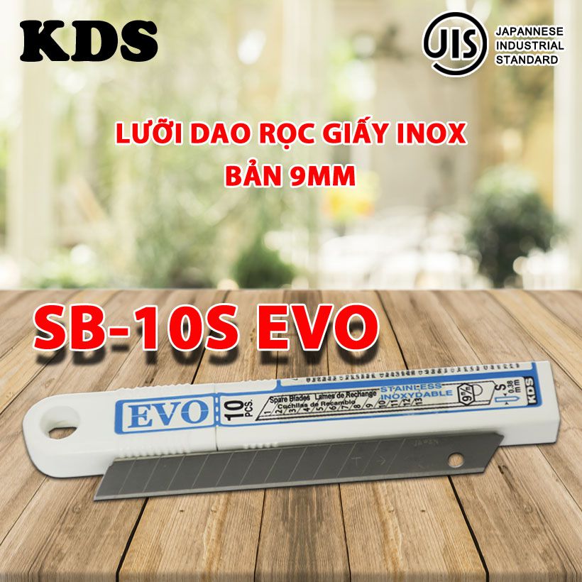 Lưỡi dao rọc giấy inox Nhật Bản KDS bản 9mm