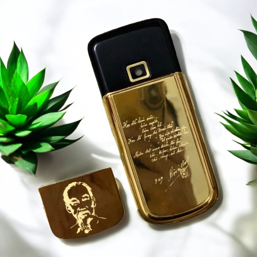Miếng Dán Nokia 8800 Arte Mạ Vàng Mẫu Bác