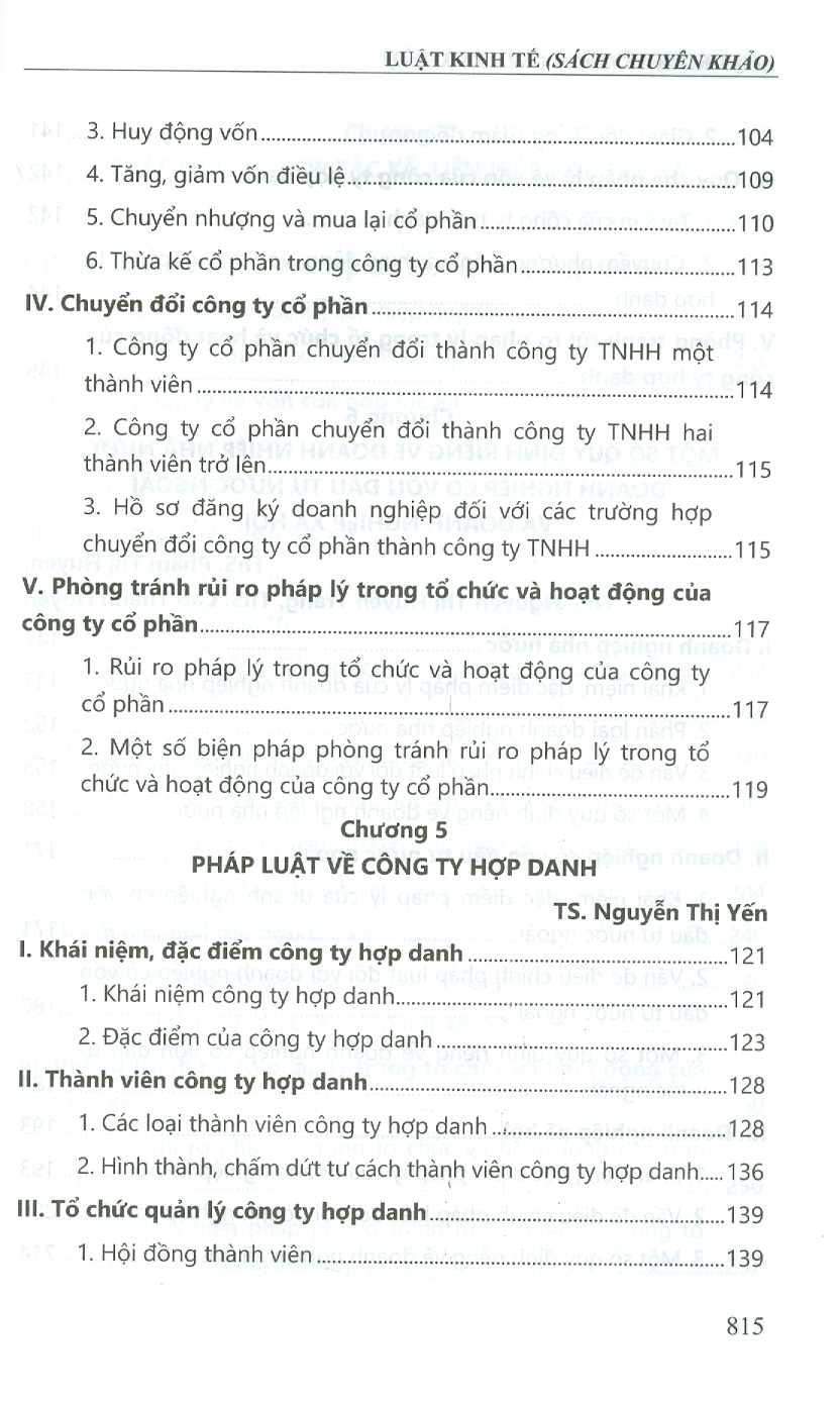 Luật Kinh Tế (Chuyên Khảo)