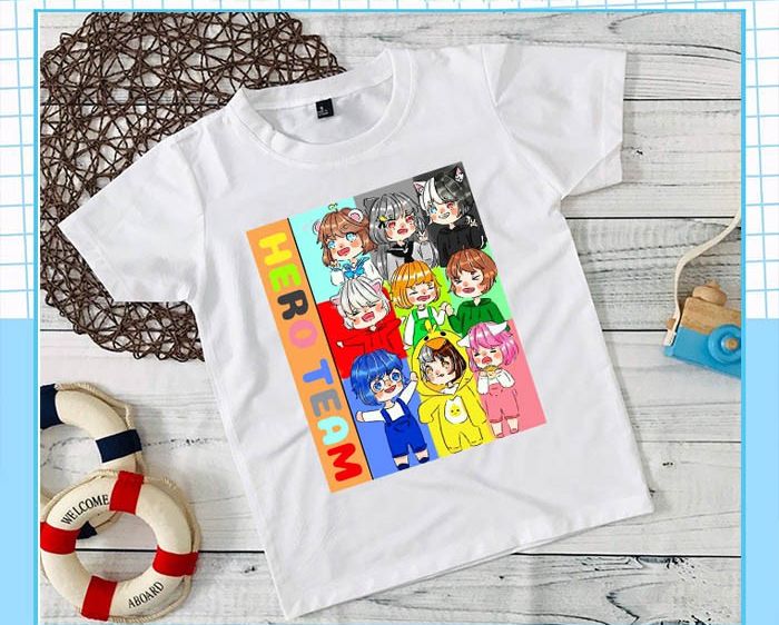 [HCM](SIÊU HOT) Áo Hero Team Toàn Thành Viên Siêu Đẹp | Áo Thun Mini World Hero Team Bé Trai | Bé Gái Mẫu Mới