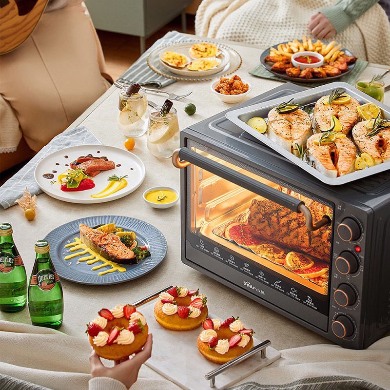 Lò nướng điện đa năng 48L , 8 chế độ nấu, Lò vi sóng