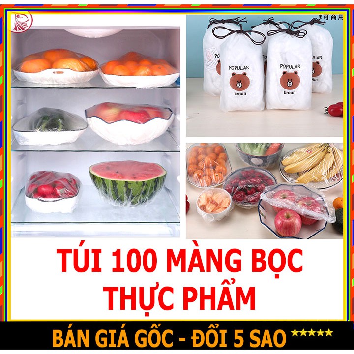 Màng bọc thực phẩm túi gấu có chun bọc co dãn