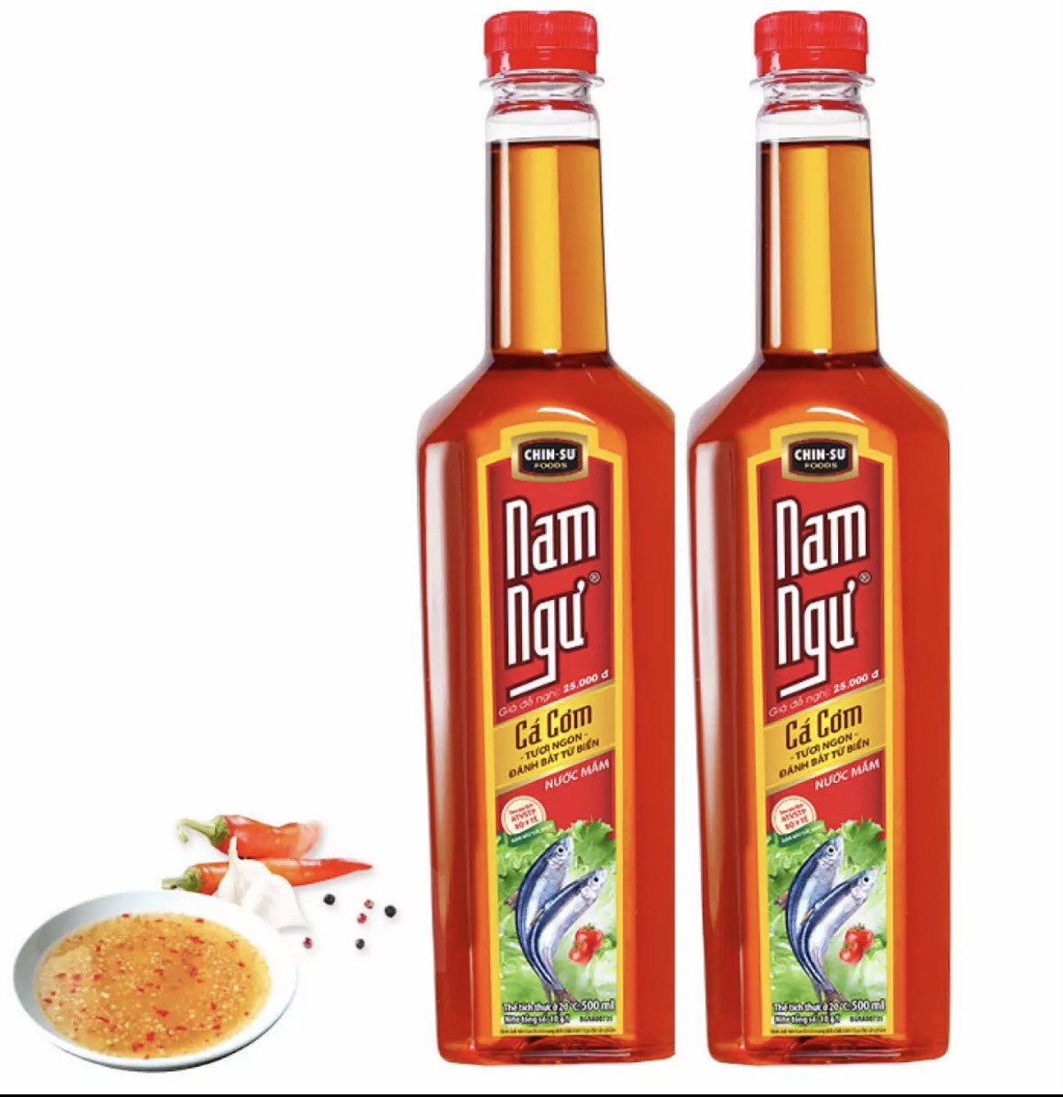 COMBO 2 CHAI NƯỚC MẮM NAM NGƯ 900ML