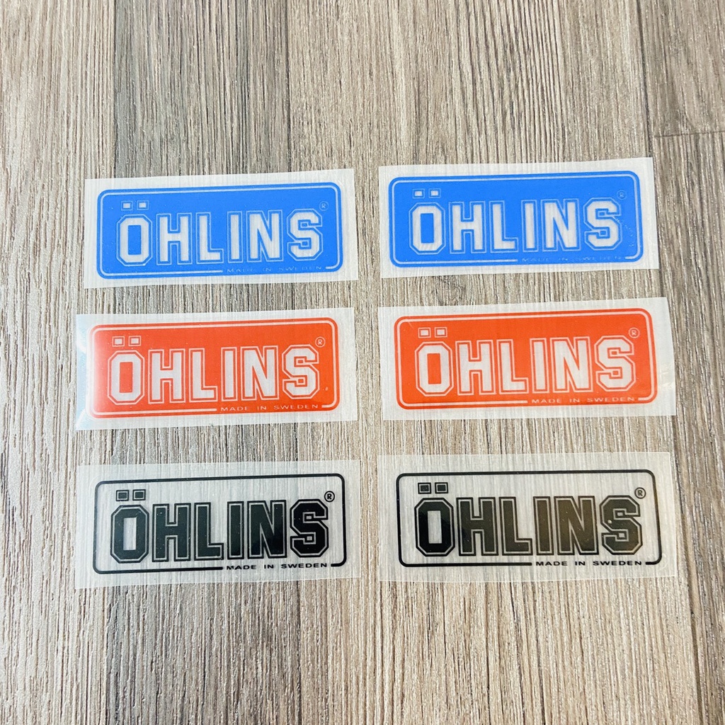 (Siêu rẻ) Tem OHLINS cao cấp dán phuộc, bình dầu phuộc