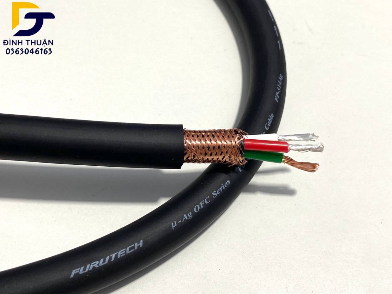 Dây Nguồn FURUTECH 314AG Của Nhật, Giá Theo Mét.