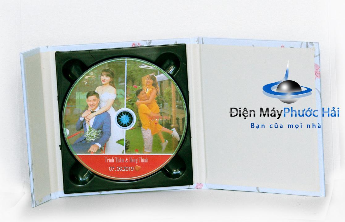 Hộp đựng đĩa CD - DVD đám cưới - 1 đĩa