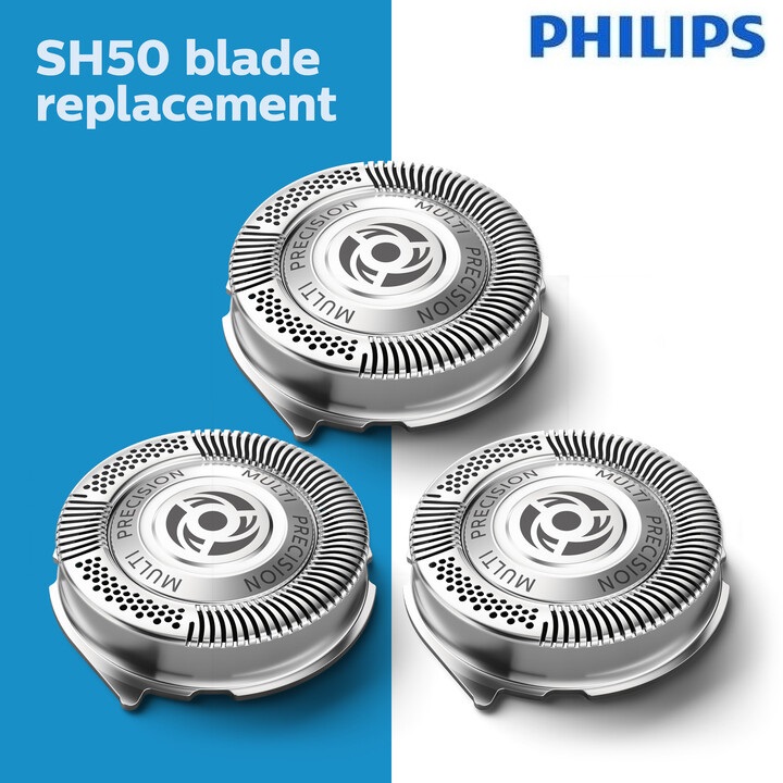 Bộ 3 lưỡi dao cạo râu Philips SH50 - Hàng chính hãng