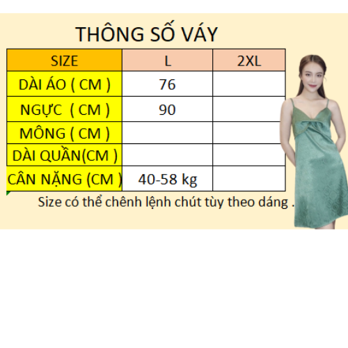 Silk Brocade Nightgown, Sizes from (40-57kg) Mdg80- Thoi Trang Nale