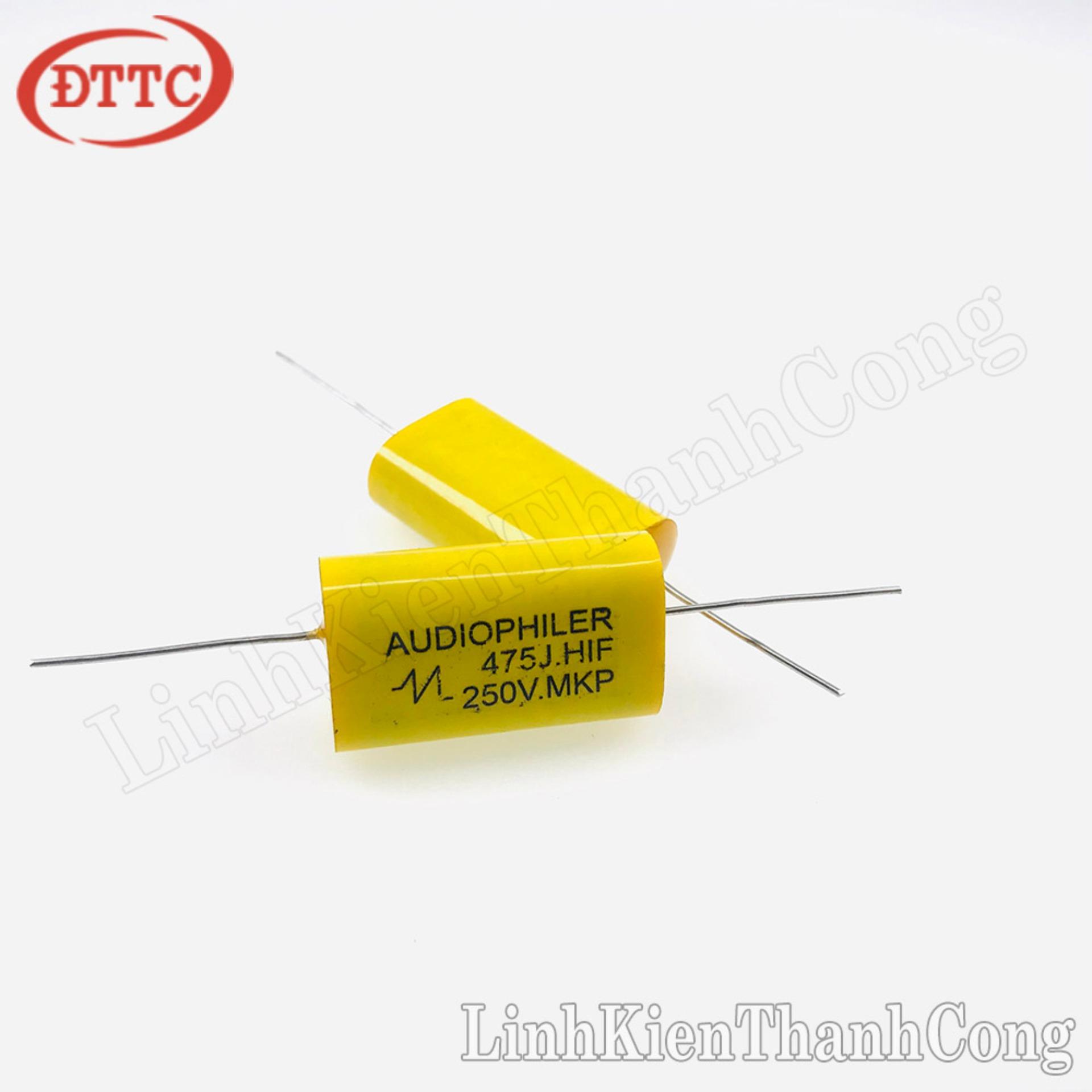 Audiophiler 4.7uf 250v 475j màu vàng