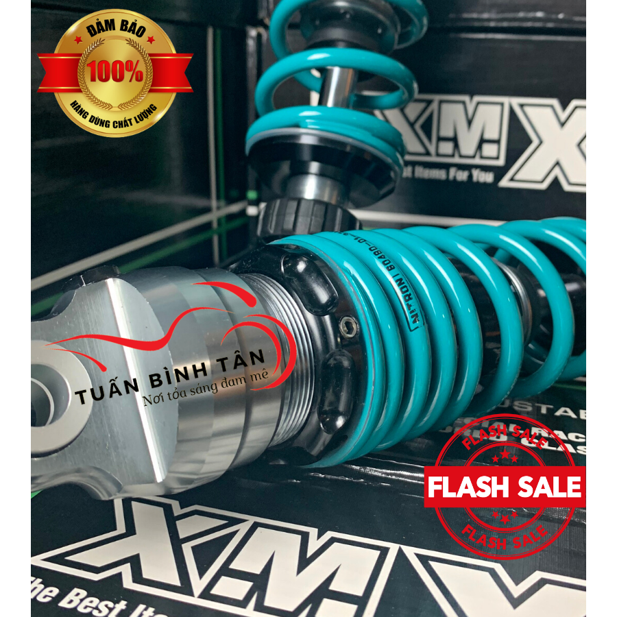 Phuộc Nitron XMX thông dụng cho các dòng xe : Sirius / Wave / Dream / Cup