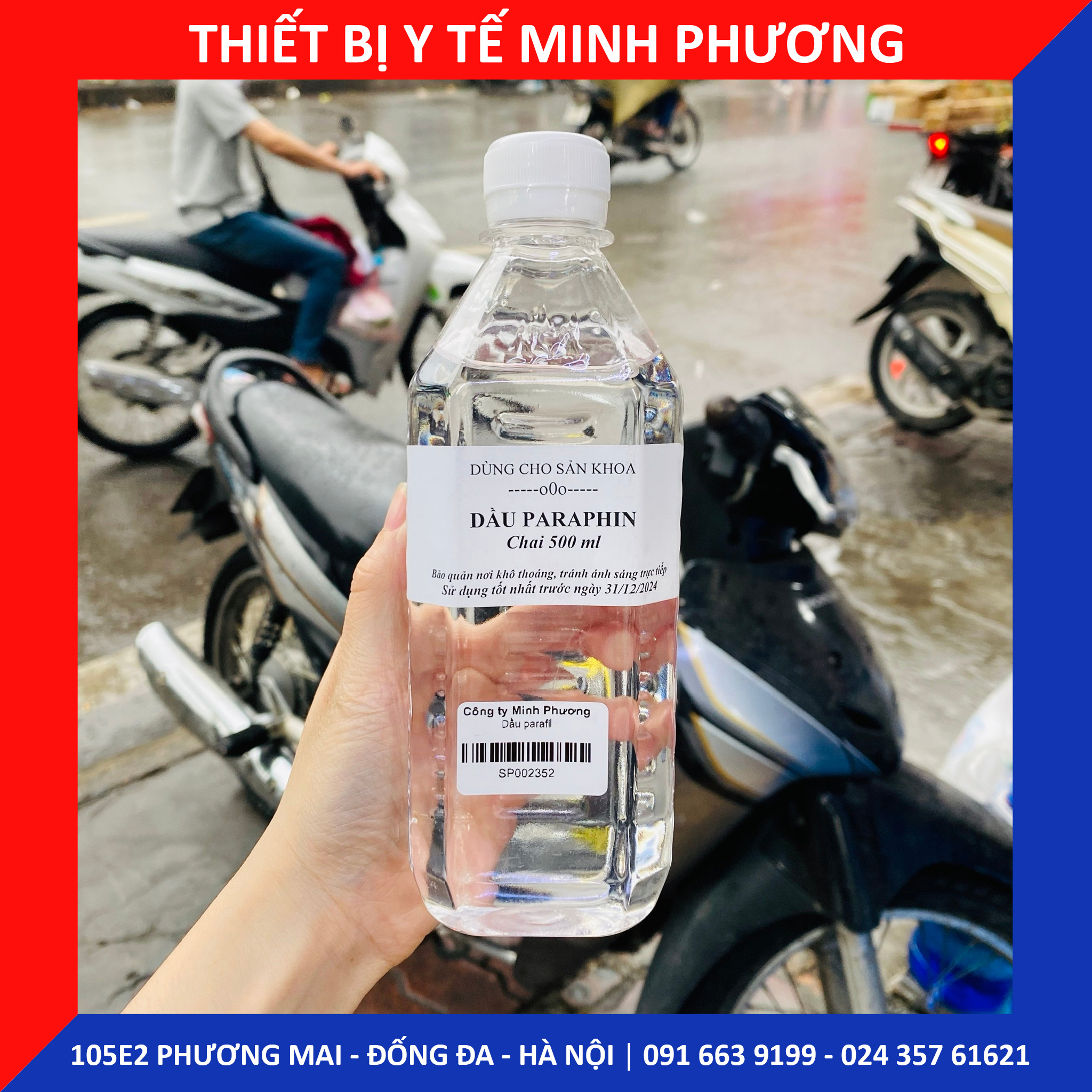 Dầu parafil chai 500ml