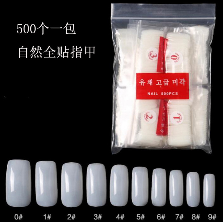 Móng úp tay form hàn 500 móng 10 size