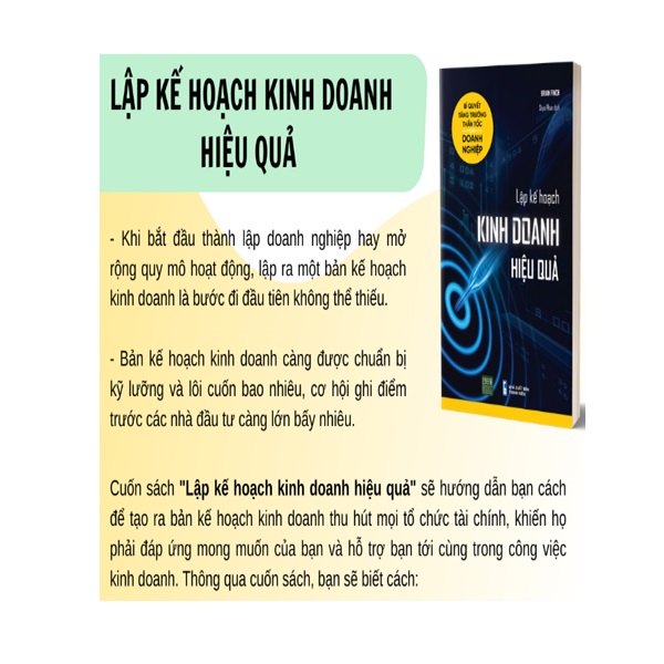 Lập kế hoạch kinh doanh hiệu quả