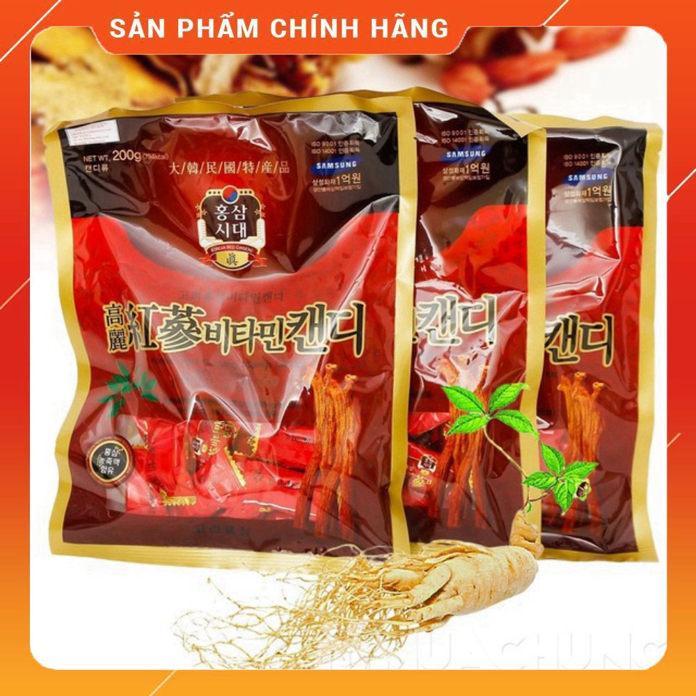 KẸO HỒNG SÂM VITAMIN HÀN QUỐC 200G-GÓI