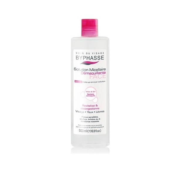 [CHÍNH HÃNG] Nước tẩy trang Byphasse Micellar Make-up Remover Solution 500ml (tặng mặt nạ dưỡng da cao cấp khi mua 2 sản phẩm)