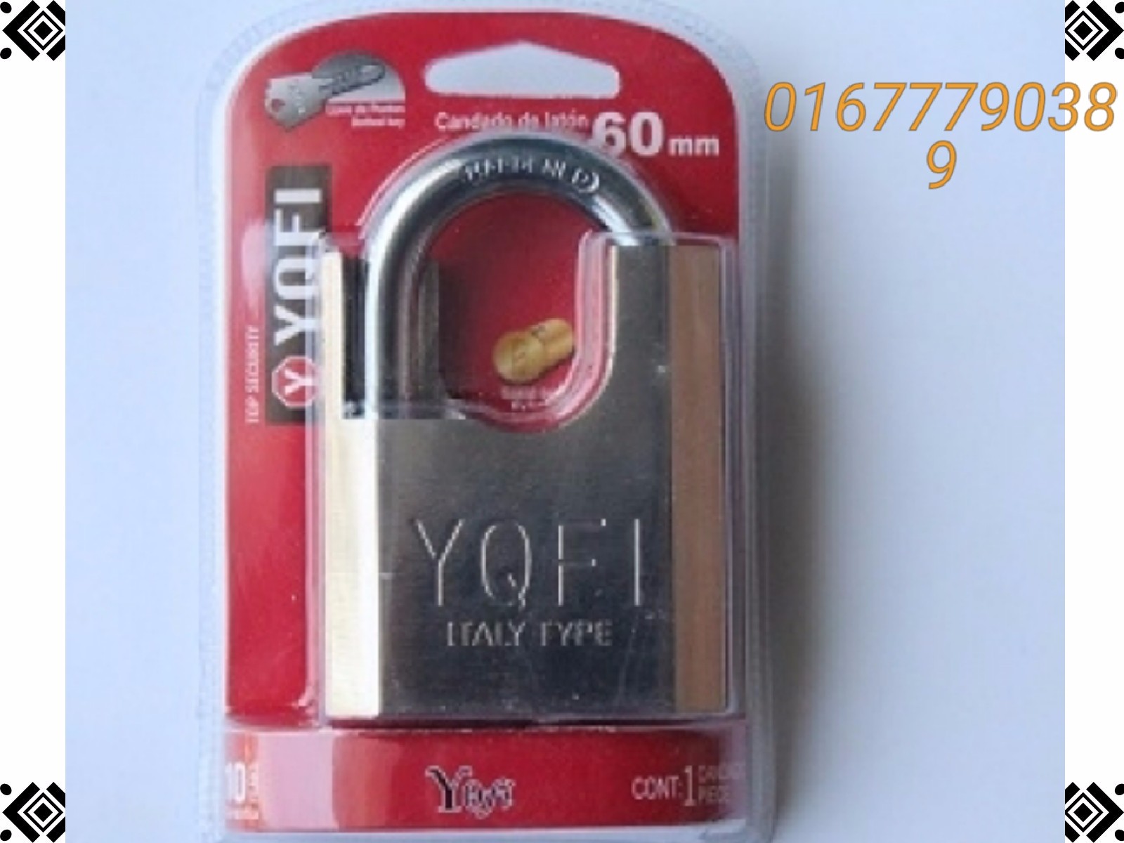 [HCM]ổ khóa chông cắt 60mm