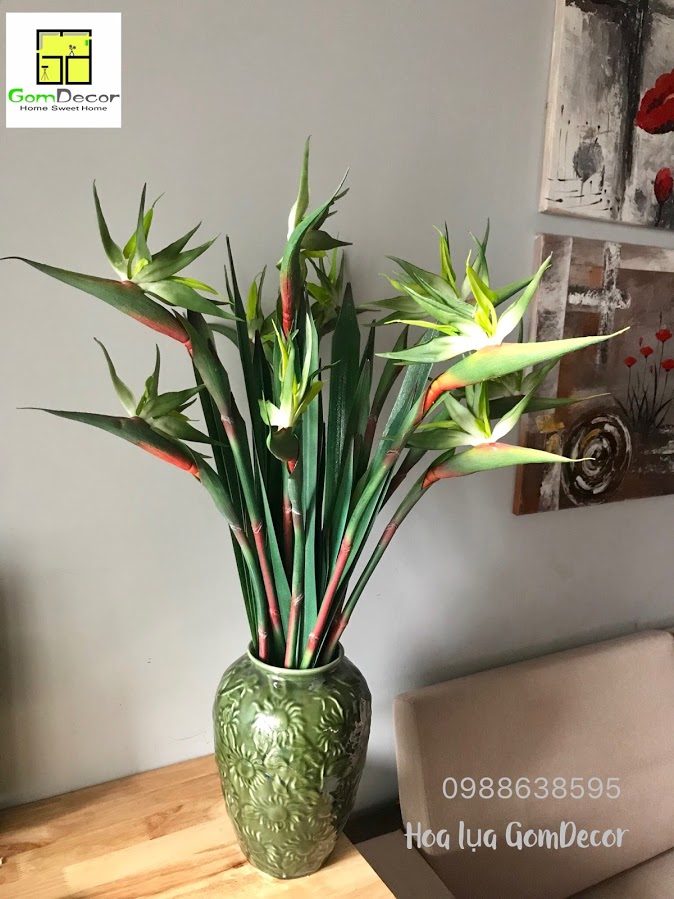 Bird of Paradise Flowers, Rubber Flowers, Silk Flowers
