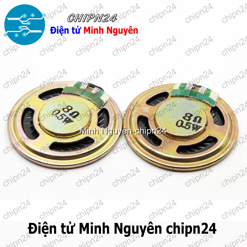 [2 cái] (N31) Loa 8R 0.5W 36mm, Loa 8 ohm - 0.5W (3.6cm) - HH002015