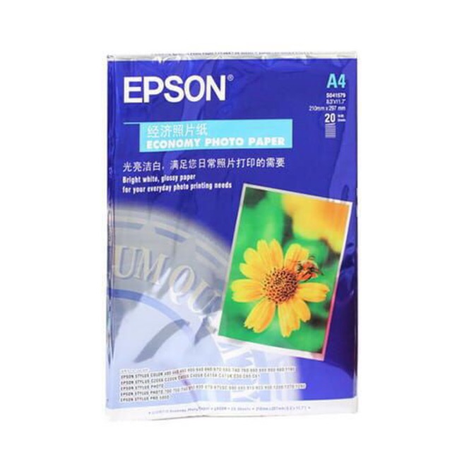 Giấy in ảnh A4 epson