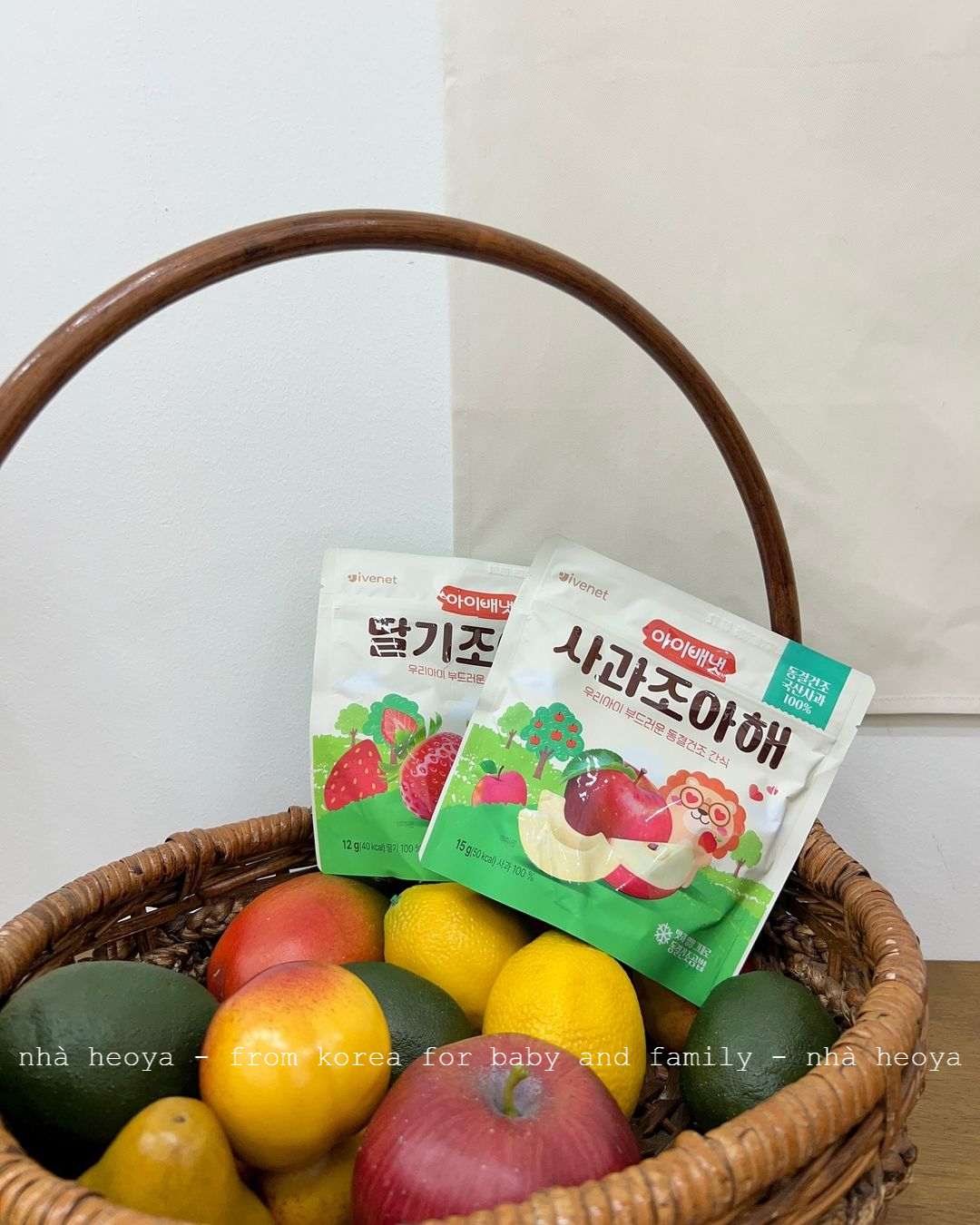 HOA QUẢ SẤY KHÔ IVENET GÓI 15G