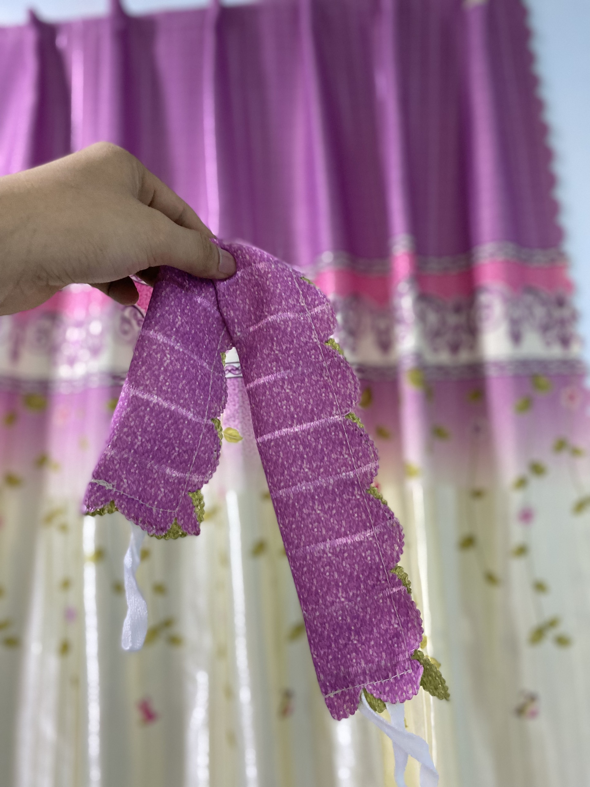 Rèm dán cửa, dán tường màn rèm cửa dán, rèm màn che