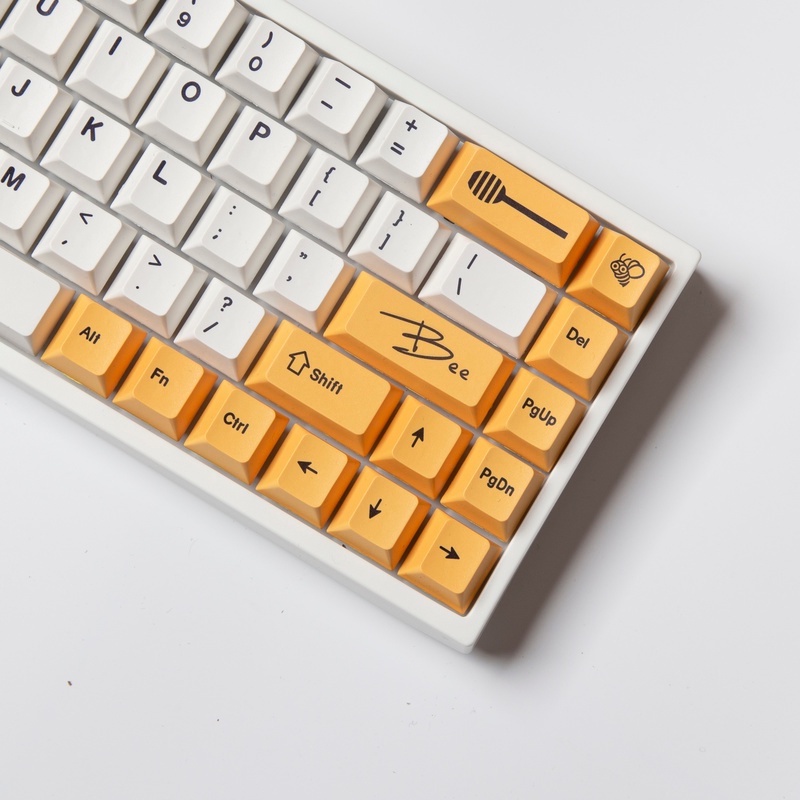 Keycap Honey Milk Profile XDA  cho bàn phím cơ in Dyesub chất liệu PBT cao cấp