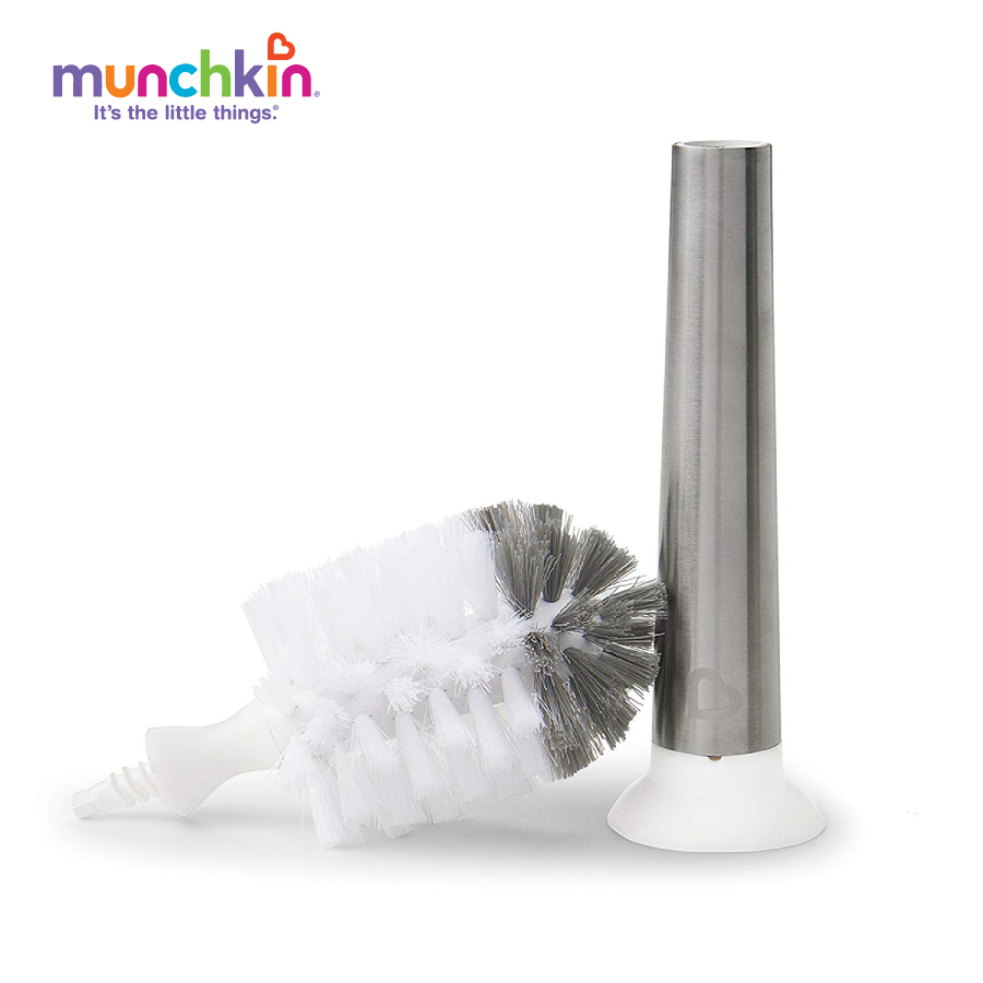 Set of 2 Replacement Brush Heads for Munchkin Bottle Brushes