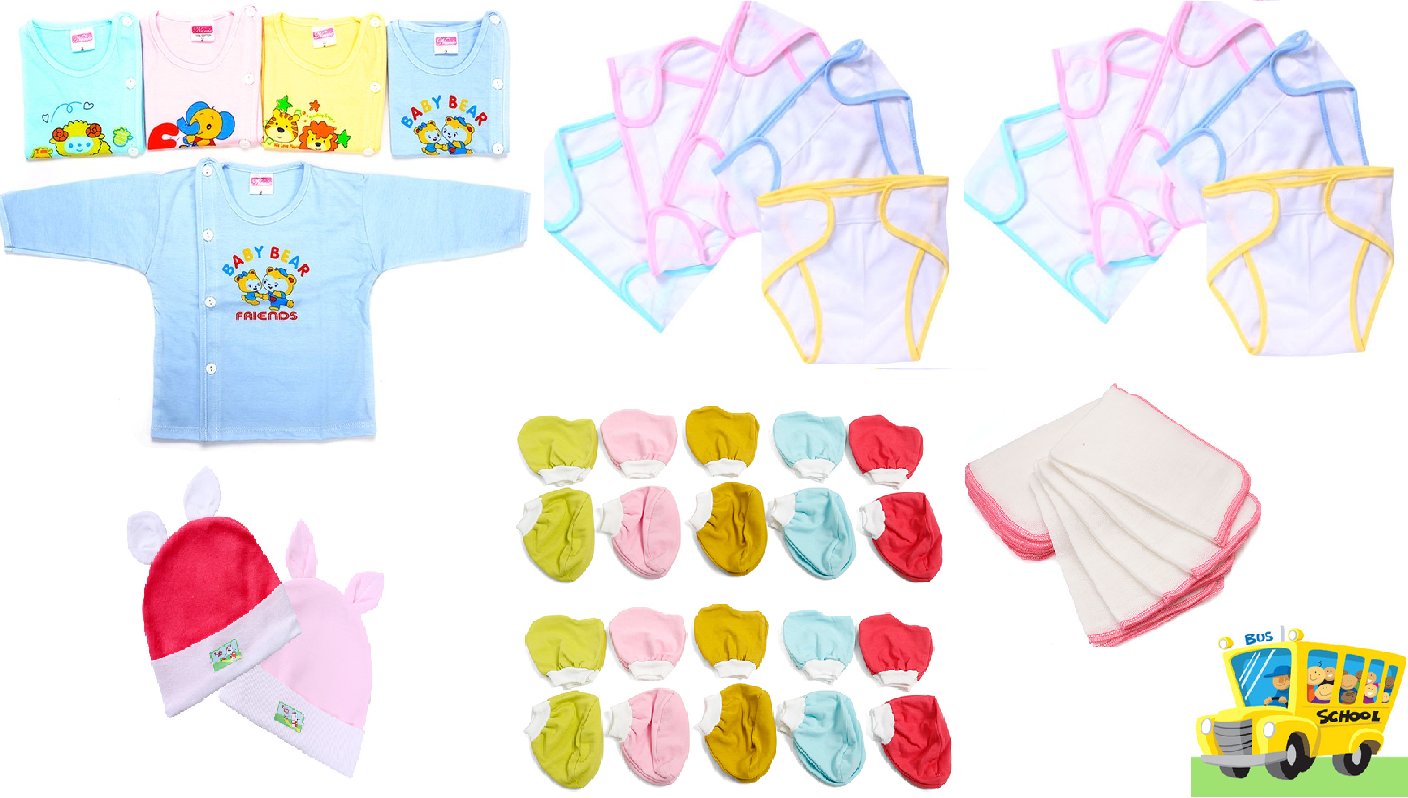 Combo 42 món đồ dùng dành cho bé sơ sinh cao cấp