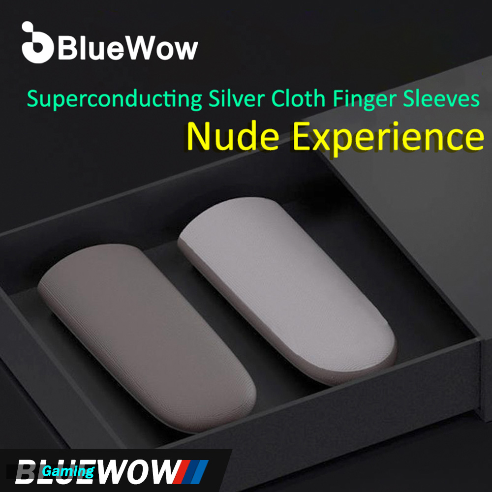 BlueWow Bao Ngón Tay Chơi Game Di Động Bằng Vải Bạc Bao Ngón Tay Chơi Game