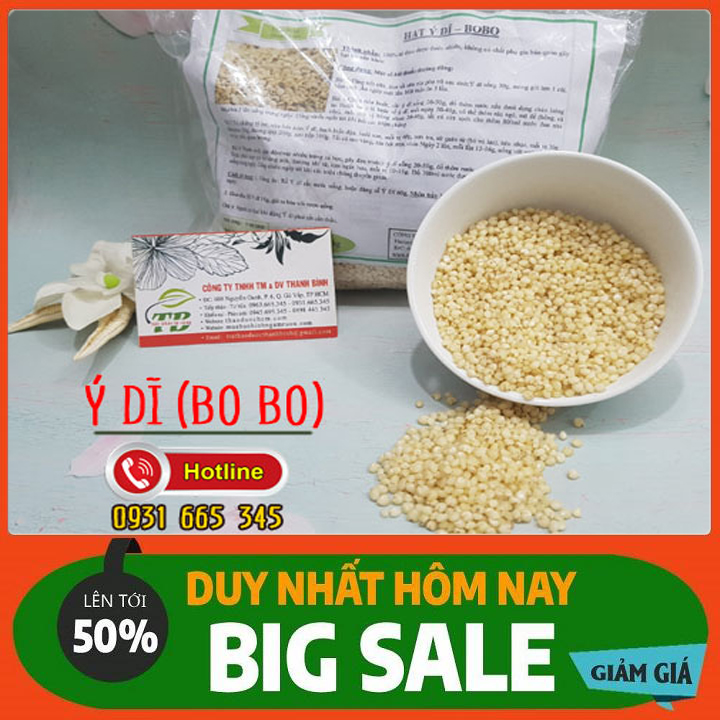 Ý dĩ khô loại cao cấp 100g - thảo dược thanh bình