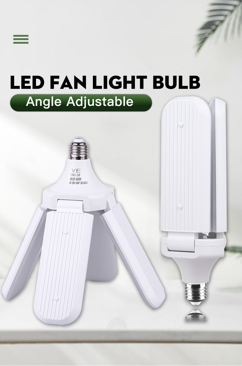 Bóng đèn led hình 3 cánh quạt 45w siêu sáng
