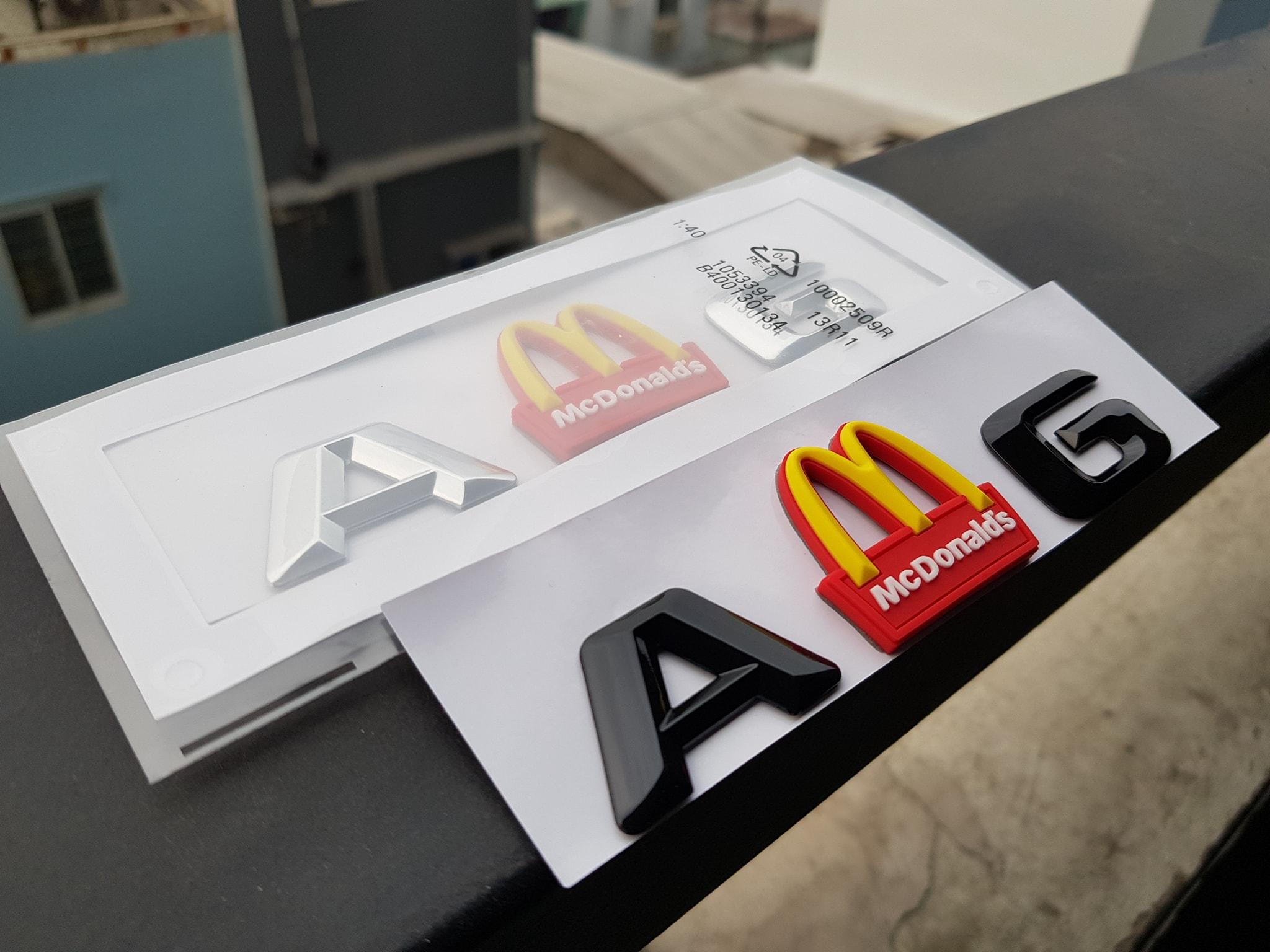 TEM AMG MC DONAL MEC ( 1 CÁI)