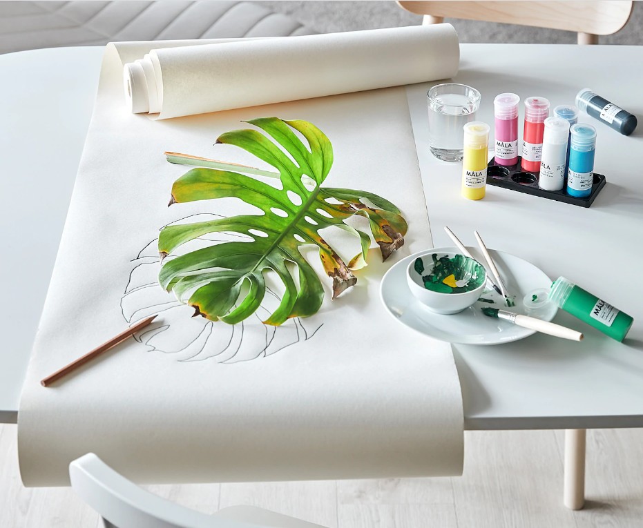 Cuộn giấy vẽ MALA IKEA size 45cm x 30m