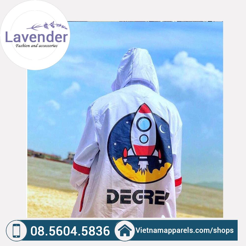 Áo gió Unisex Degrey chất gió dày hàng đẹp