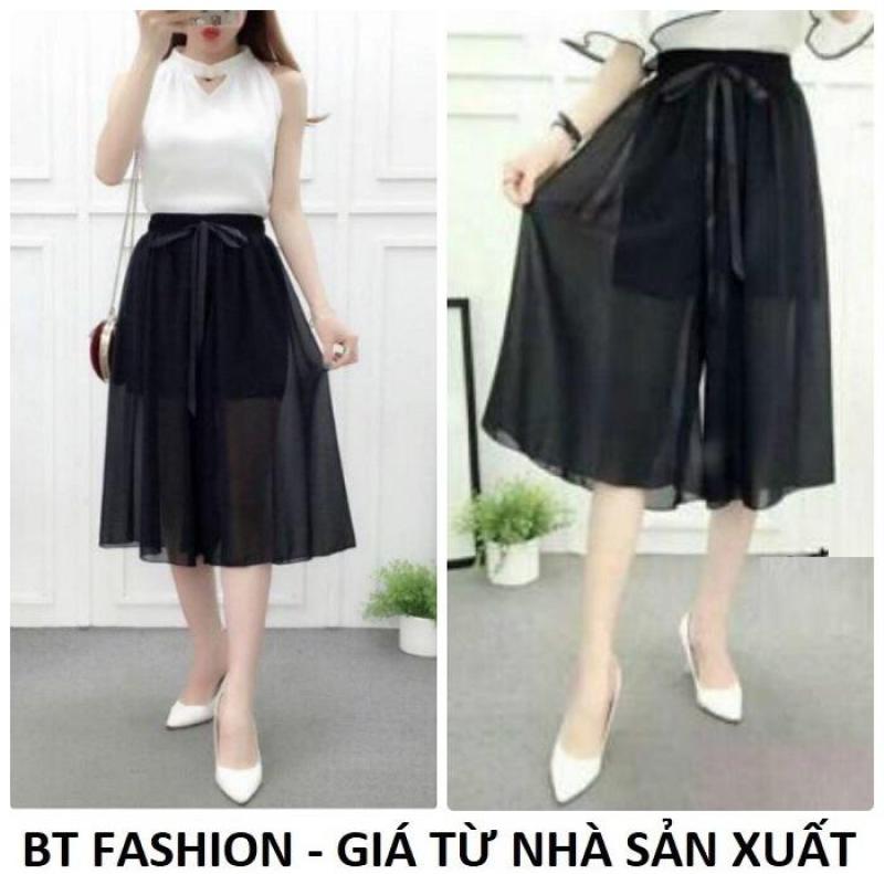 Quần Giả Váy Ống Rộng Voan Thời Trang Hàn Quốc - BT Fashion (VA01 - Lững)