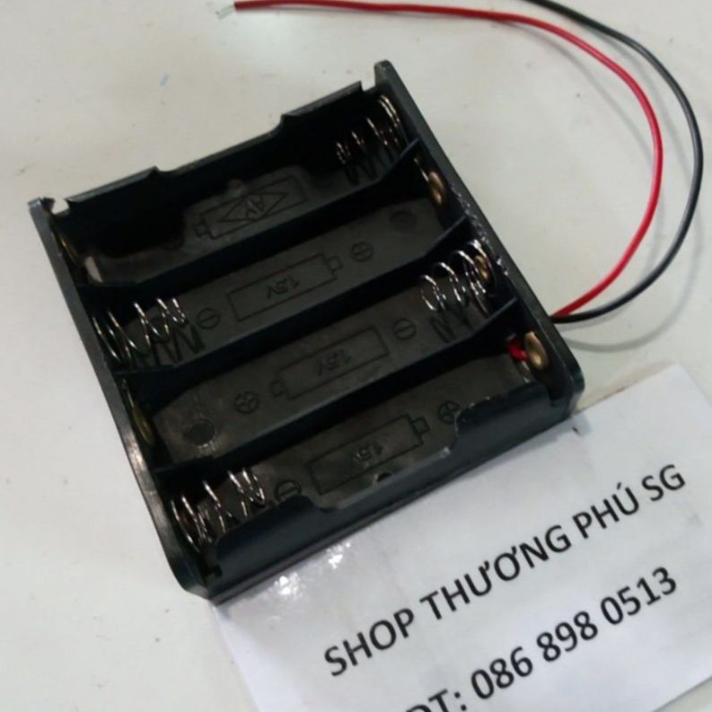 Khay Pin AA - 1.5V X 4 Viên - Khay ngang