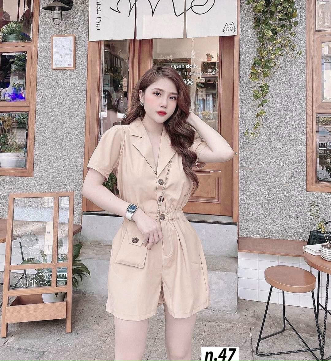 Jum suit cổ bẻ cá tính TTSA0913
